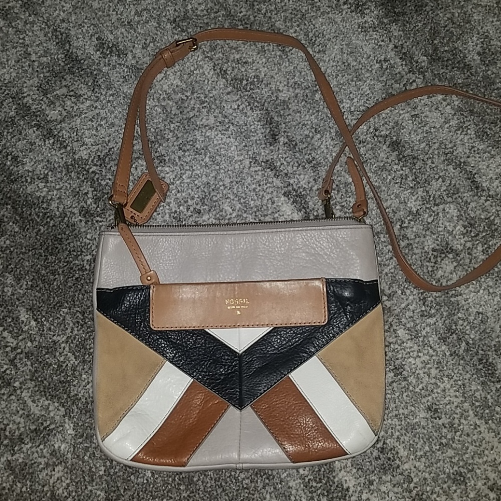 fossil cross body purse